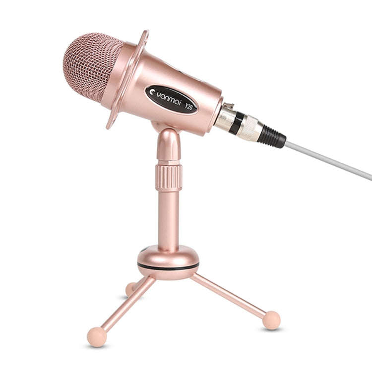 Yanmai Y20 Professional Game Condenser Microphone  with Tripod Holder, Cable Length: 1.8m, Compat...