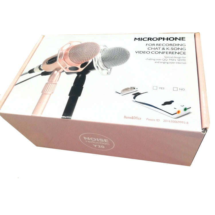 Yanmai Y20 Professional Game Condenser Microphone  with Tripod Holder, Cable Length: 1.8m, Compat...