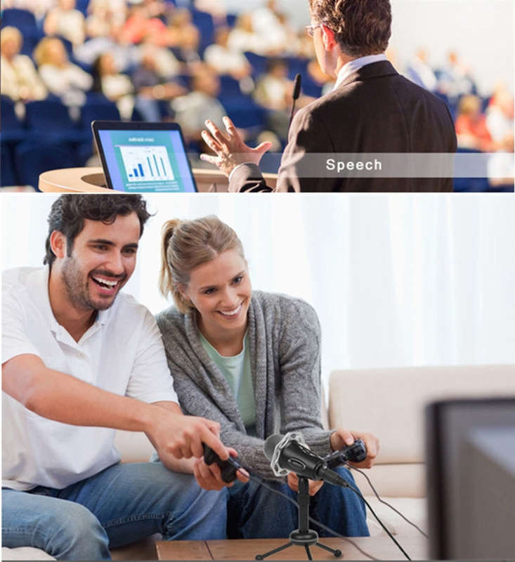 Yanmai Y20 Professional Game Condenser Microphone  with Tripod Holder, Cable Length: 1.8m, Compat...