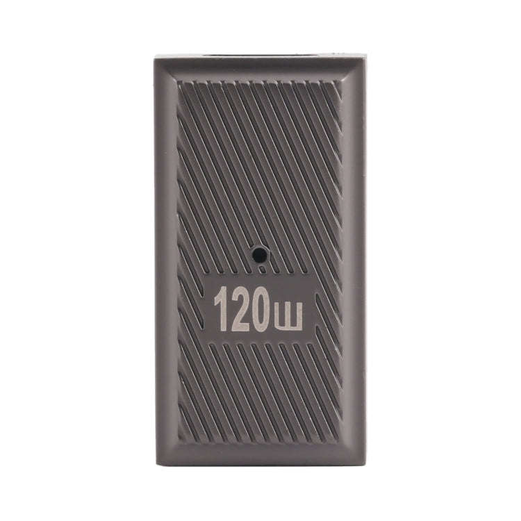 USB Female to USB-C / Type-C Female 10 Gbps Straight Charging Adapter (Gun Metal)