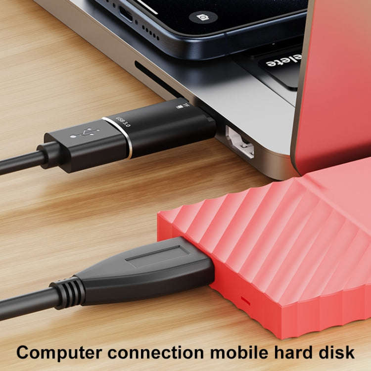 USB-C / Type-C to TF Card Multifunctional Card Reader Universal Adapter (Silver)