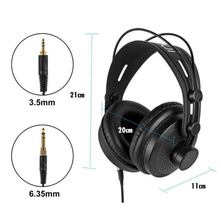 Yanmai D68 Recording Monitor Headphone (Black Gold)