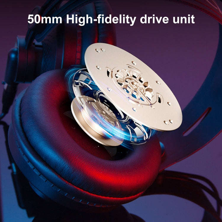 Yanmai D68 Recording Monitor Headphone (Black Gold)