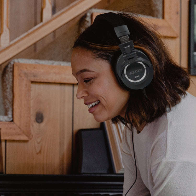 Yanmai D98 Professional Recording Monitor Headphone (Silver Grey)