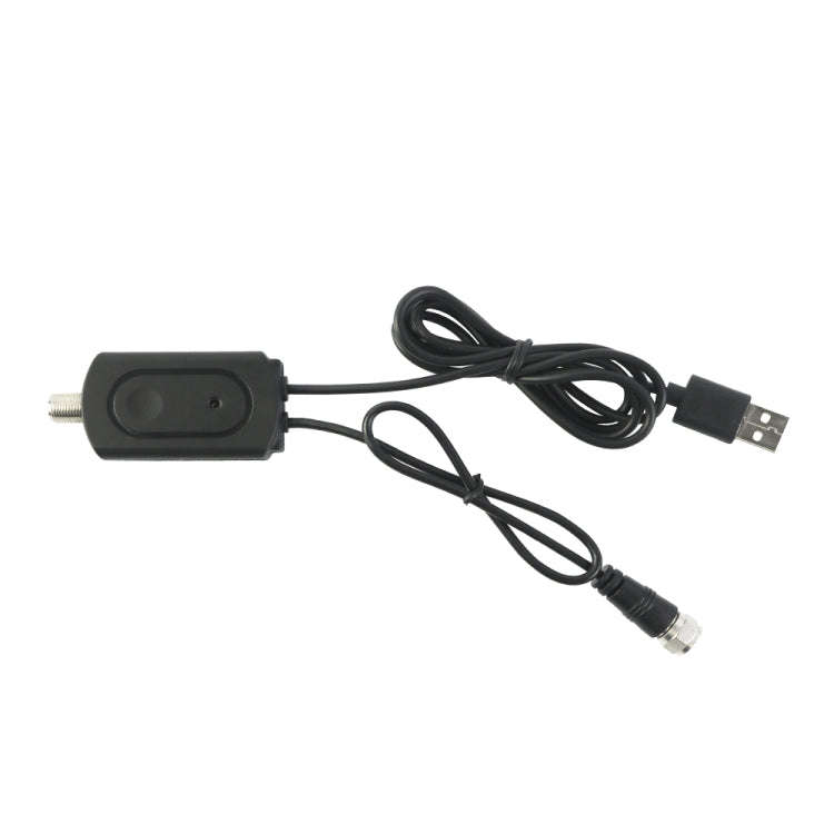 AN-1003 5dBi/25dBi Indoor HDTV Antenna, VHF170-230/UHF470-862MHz(Black)