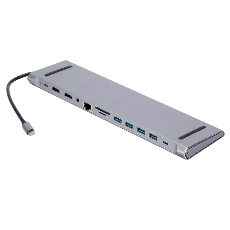 LS1094 12 in 1 Type-C to Dual HDMI Docking Station