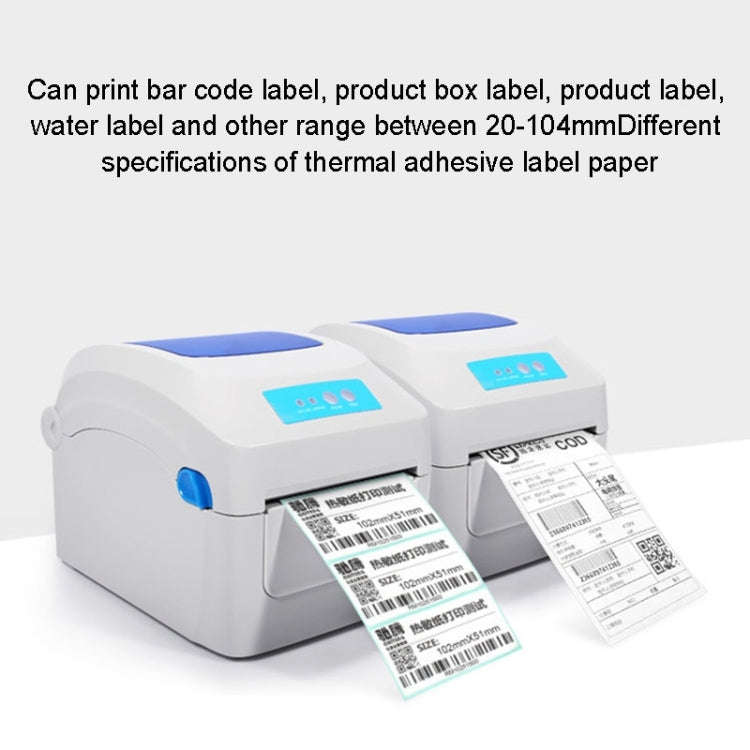 GPRINTER GP1324D Bluetooth USB Port Thermal Automatic Calibration Barcode Printer, Max Supported ...