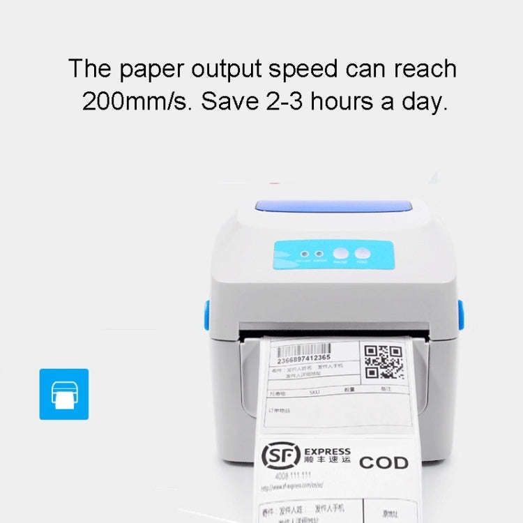 GPRINTER GP1324D Bluetooth USB Port Thermal Automatic Calibration Barcode Printer, Max Supported ...