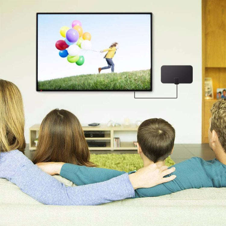 DVB-T2 50 Miles Range 20dBi High Gain Amplified Digital HDTV Indoor TV Antenna with 3m Coaxial Cable