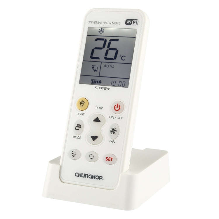 CHUNGHOP K-390EW WiFi Smart Universal Air Conditioner A/C Remote Control with Backlight & LED Lig...