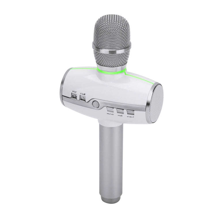 H9 High Sound Quality Handheld KTV Karaoke Recording Colorful RGB Neon Lights Bluetooth Wireless ...