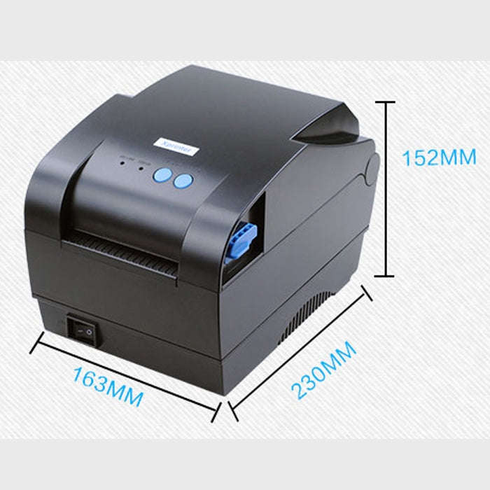 Xprinter XP-365B USB Port Thermal Automatic Calibration Barcode Printer