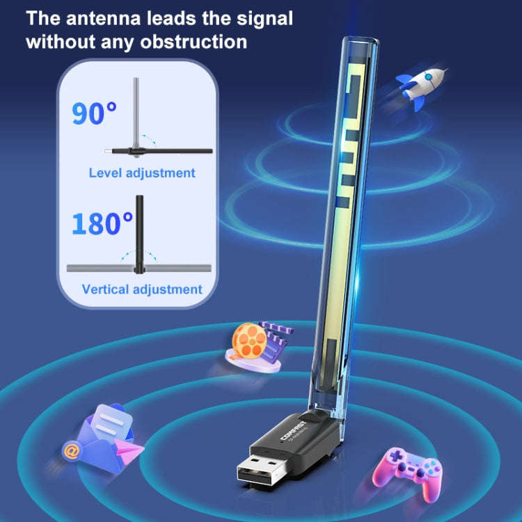 COMFAST CF-WU818N V2 150Mbps 2.4GHz WiFi Mini USB Network Adapter