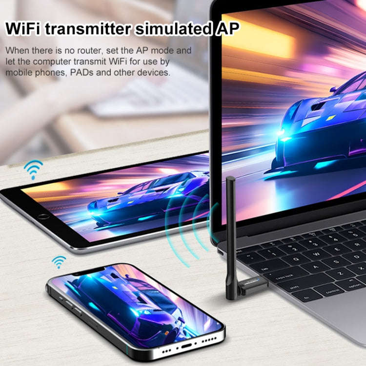 COMFAST CF-WU818N V2 150Mbps 2.4GHz WiFi Mini USB Network Adapter