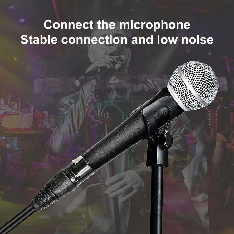 30cm Metal Head 3 Pin XLR CANNON Female to 2 RCA Male Audio Connector Adapter Cable for Microphon...