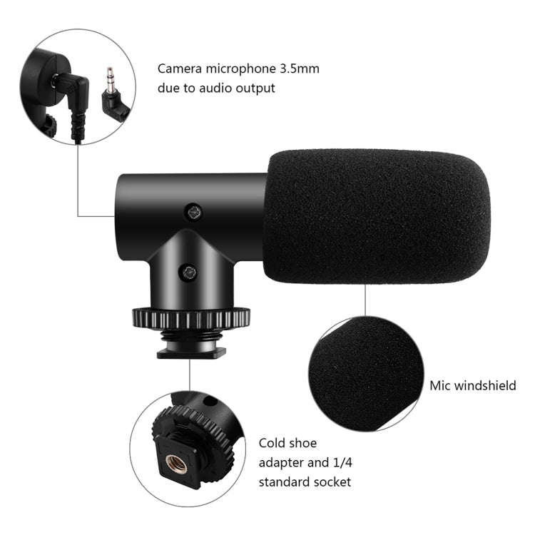 PULUZ Live Broadcast Smartphone Video Vlogger Kits Microphone + Tripod Mount + Phone Clamp Holder...