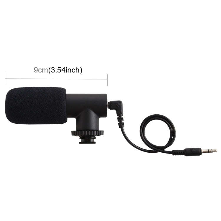 PULUZ 3.5mm Audio Stereo Recording Vlogging Professional Interview Microphone for DSLR & DV Camco...