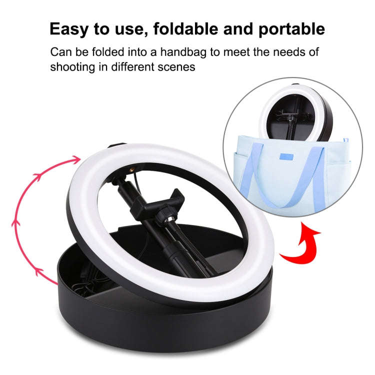 PULUZ 10.2 inch 26cm USB 3 Modes Dimmable Dual Color Temperature LED Curved  Ring Vlogging Selfie...