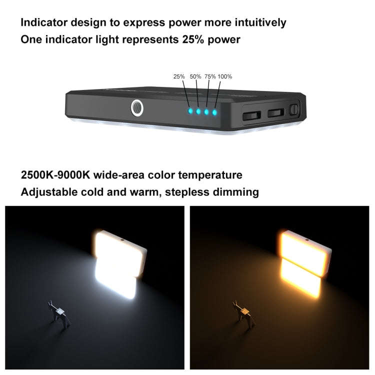 PULUZ 2500K / 9000K 120 LEDs Live Broadcast Video LED Light Photography Beauty Selfie Fill Light ...