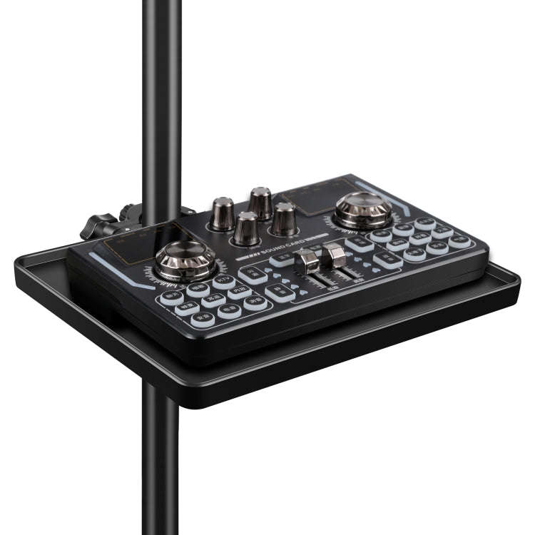 PULUZ Standard Version Live Tripod Sound Card Tray, Size: 16.5 x 22cm (Black)