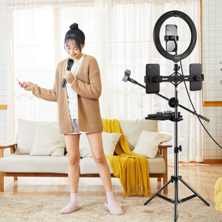 PULUZ Standard Version Live Tripod Sound Card Tray, Size: 16.5 x 22cm (Black)