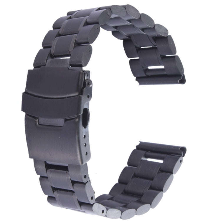 For Apple Watch 42mm Black Steel Watch Band, Only Used in Conjunction with Connectors (S-AW-0062)...