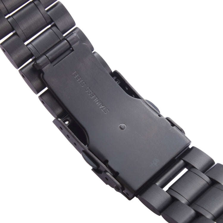 For Apple Watch 42mm Black Steel Watch Band, Only Used in Conjunction with Connectors (S-AW-0062)...