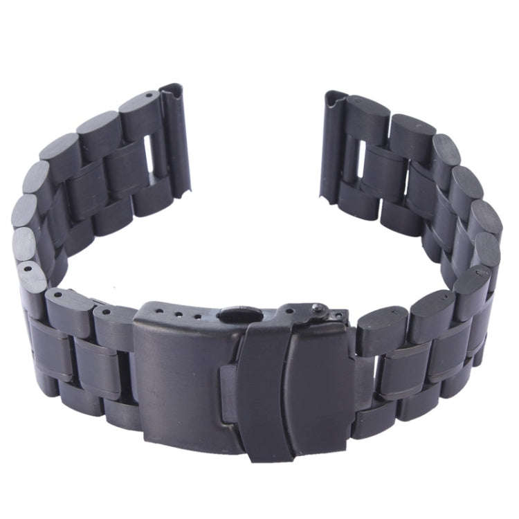 For Apple Watch 38mm Black Steel Watch Band, Only Used in Conjunction with Connectors (S-AW-3291)...