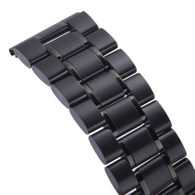 For Apple Watch 38mm Black Steel Watch Band, Only Used in Conjunction with Connectors (S-AW-3291)...