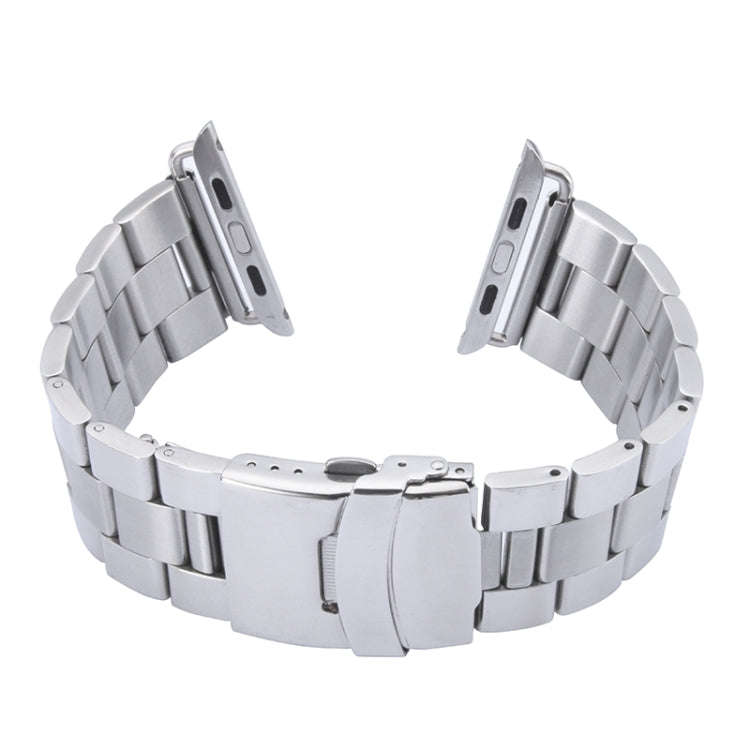 For Apple Watch 42mm Stainless Steel Classic Buckle Watch Band
