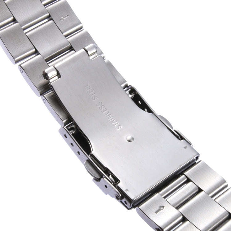 For Apple Watch 42mm Stainless Steel Classic Buckle Watch Band