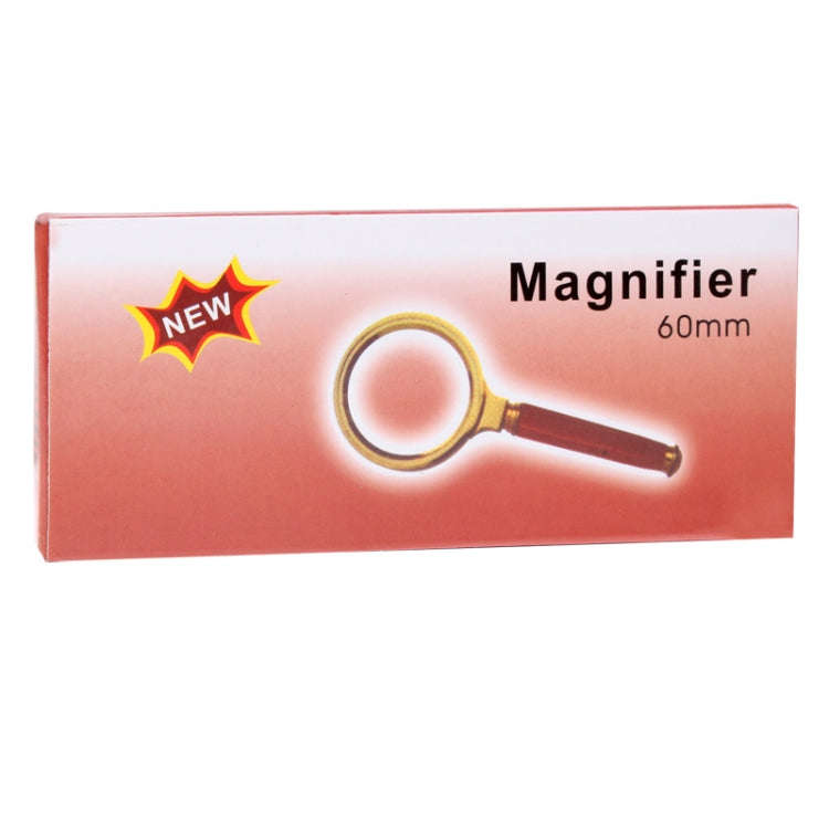 60mm Handheld Magnifier with Wooden Handle