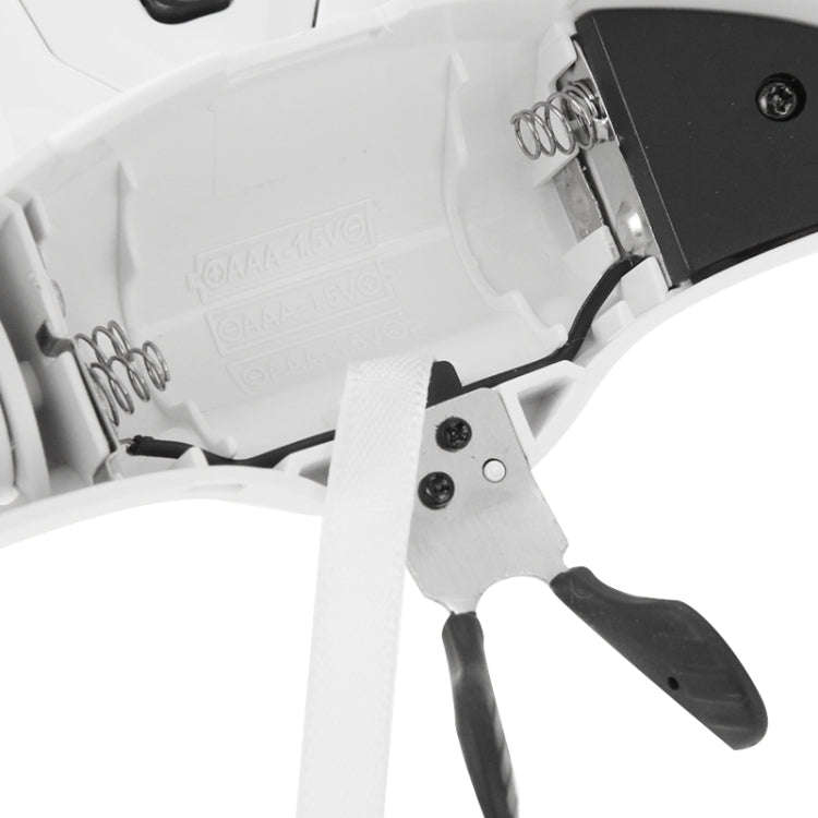 5 Lens 1.0X-3.5X Loupe Glasses Bracket Headband Magnifier with 2 LED Lights Eye Magnification Gog...