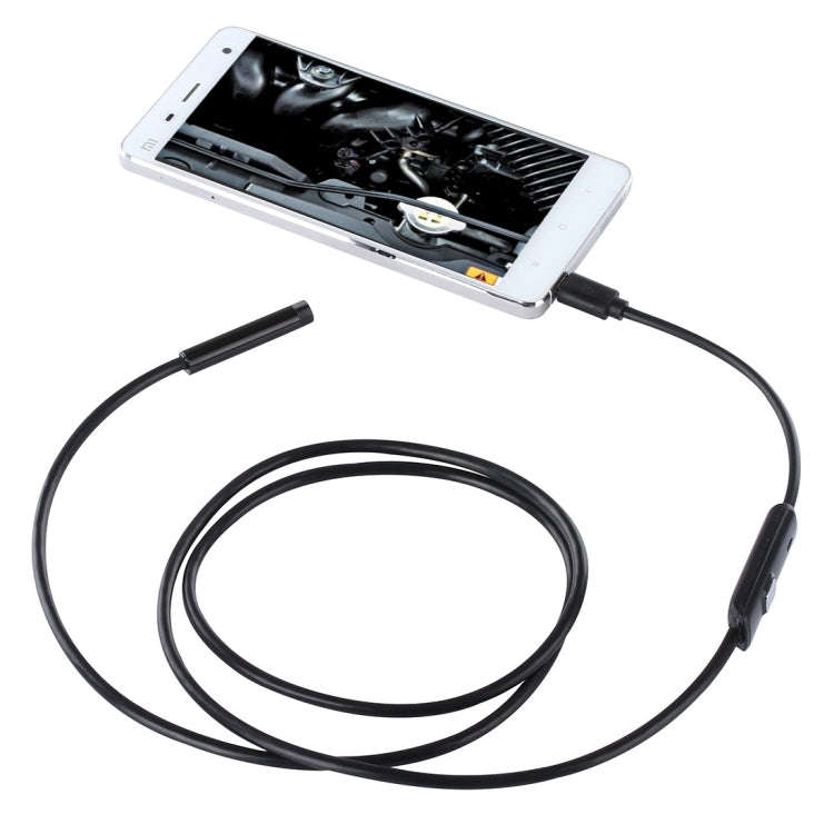Waterproof Micro USB Endoscope Snake Tube Inspection Camera with 6 LED for OTG Android Phone, Len...