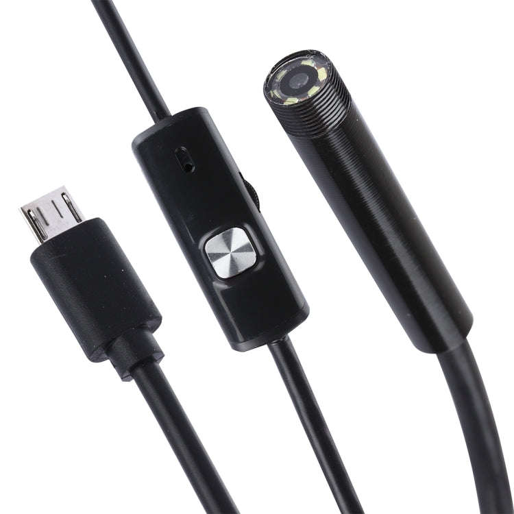 Waterproof Micro USB Endoscope Snake Tube Inspection Camera with 6 LED for OTG Android Phone, Len...