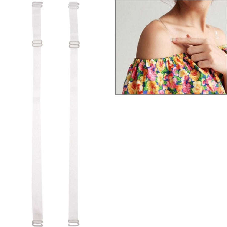 5pcs Invisible Bra Shoulder Strap Ladies Replacement(Transparent)