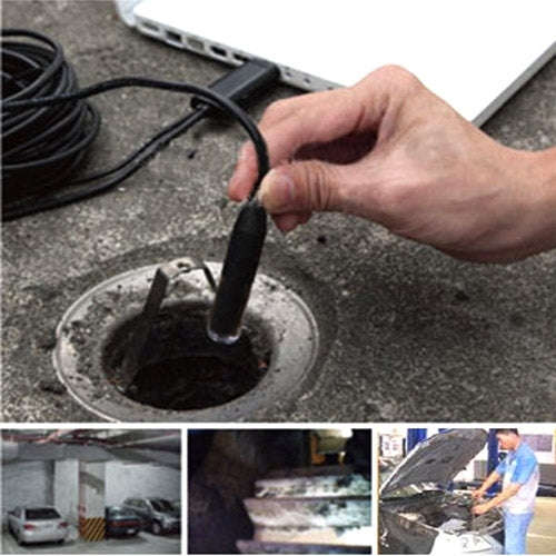 Waterproof USB Endoscope Snake Tube Inspection Camera with 6 LED for Parts of OTG Function Androi...