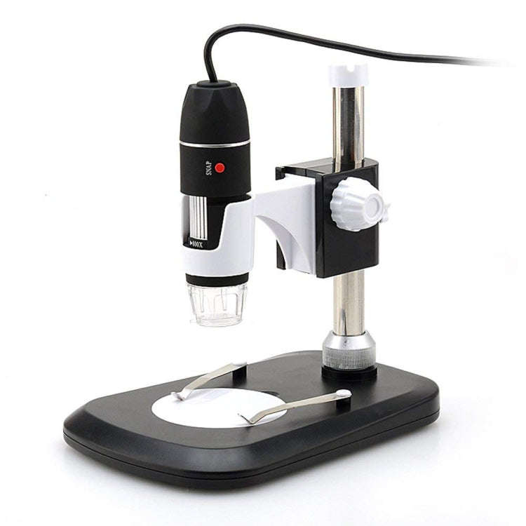 DMS-MDS800 40X-800X Magnifier 2.0MP Image Sensor USB Digital Microscope with 8 LEDs & Professiona...
