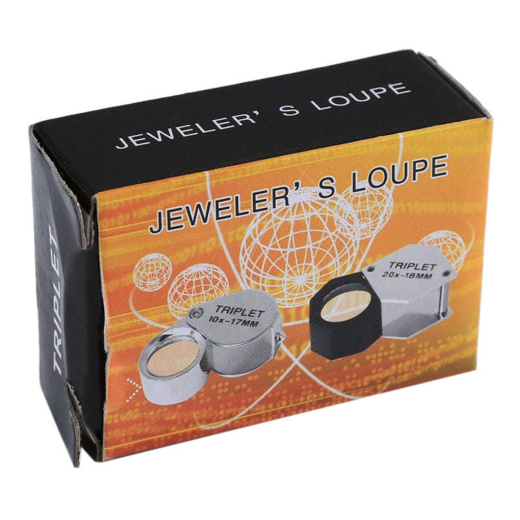 Mini Portable 30X Jewelry Magnifier(Silver)