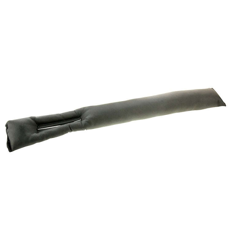 2 PCS Leather Car Seat Gap Filler, Size: 45x7x4.5cm(Grey)