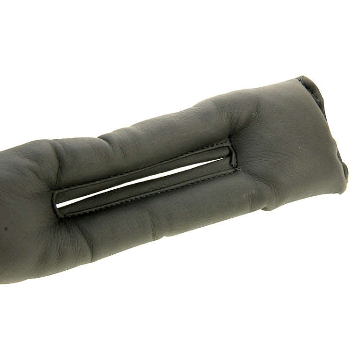 2 PCS Leather Car Seat Gap Filler, Size: 45x7x4.5cm(Grey)