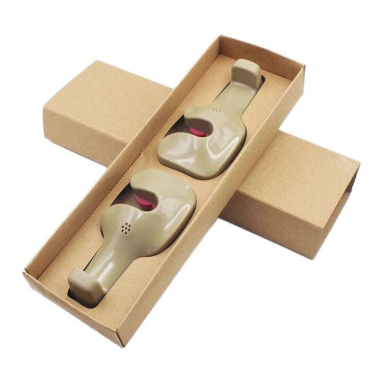 1 Pair Hidden Type Car Hook(Khaki)