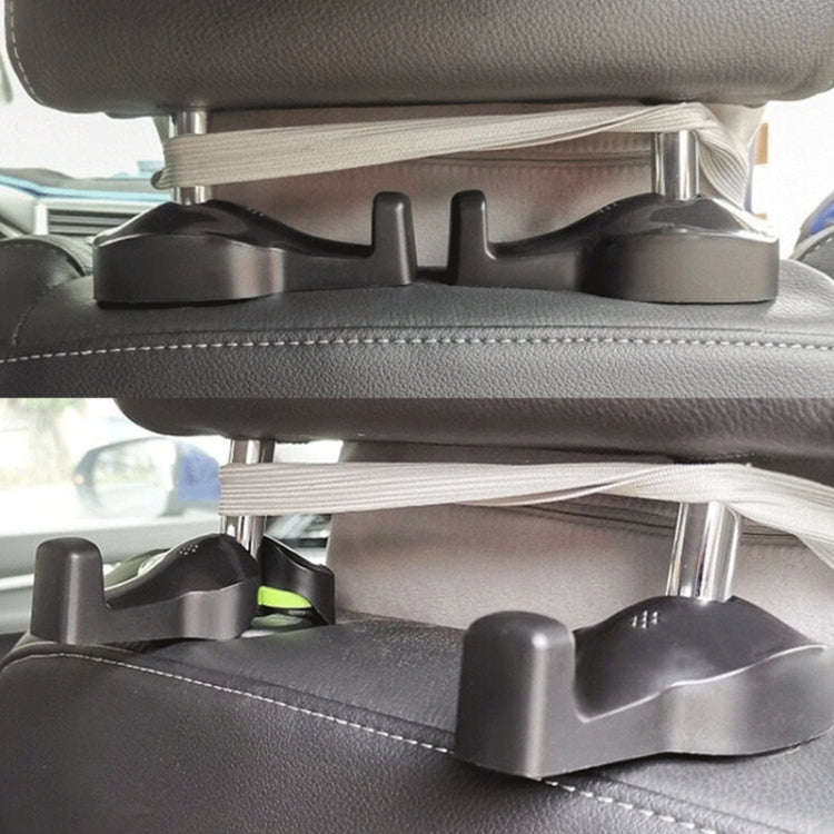 1 Pair Hidden Type Car Hook(Black)