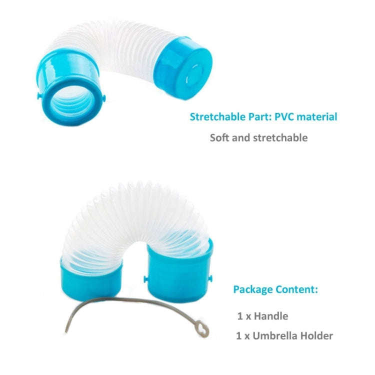 Waterproof Stretchable Car Umbrella Holder, Length: 11cm-65cm, Random Color Delivery