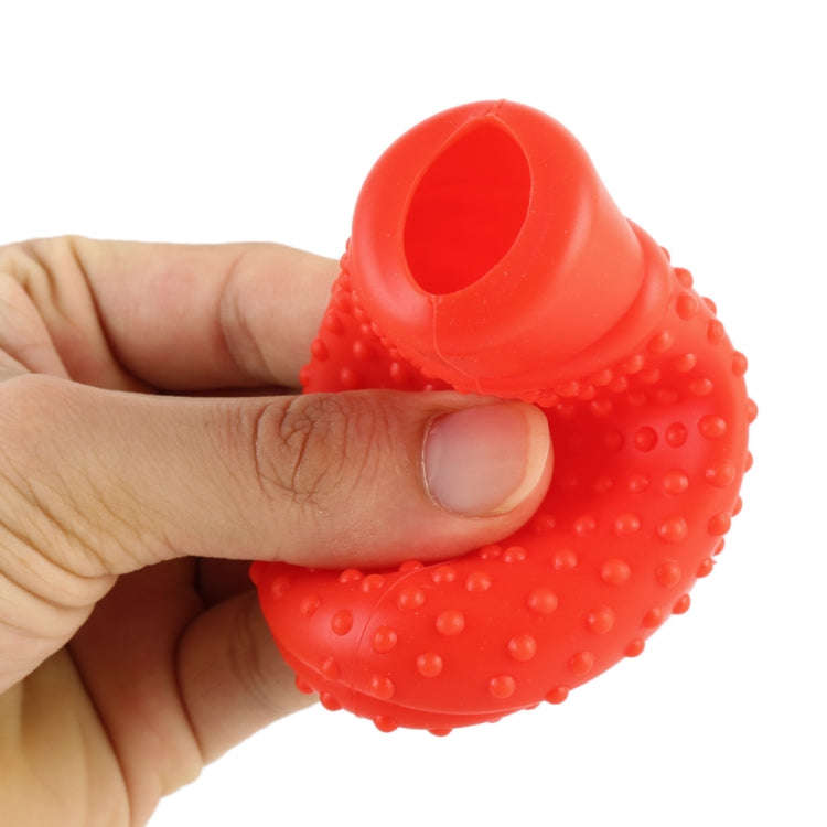 Universal Elasticity Nonslip Soft Silicone Car Gear Shift Knob Cover(Red)