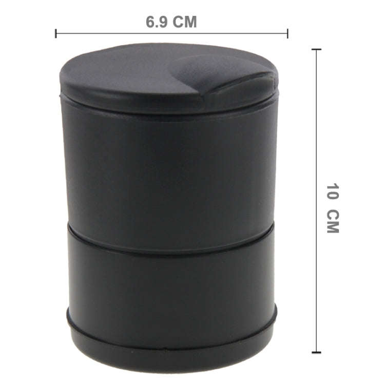Portable Car Ashtray, Size: 6.9x6.9x10 cm