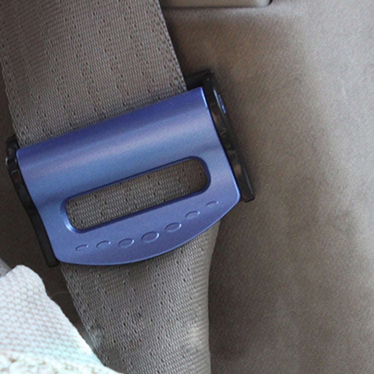 2 PCS SHUNWEI Car Safety Seat Belt Adjuster(Blue)