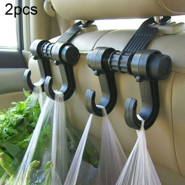 2pcs KANEED Car Vehicle Multi-functional Seat Headrest Bag Hanger Hook Holder Seat Headrest Hange...