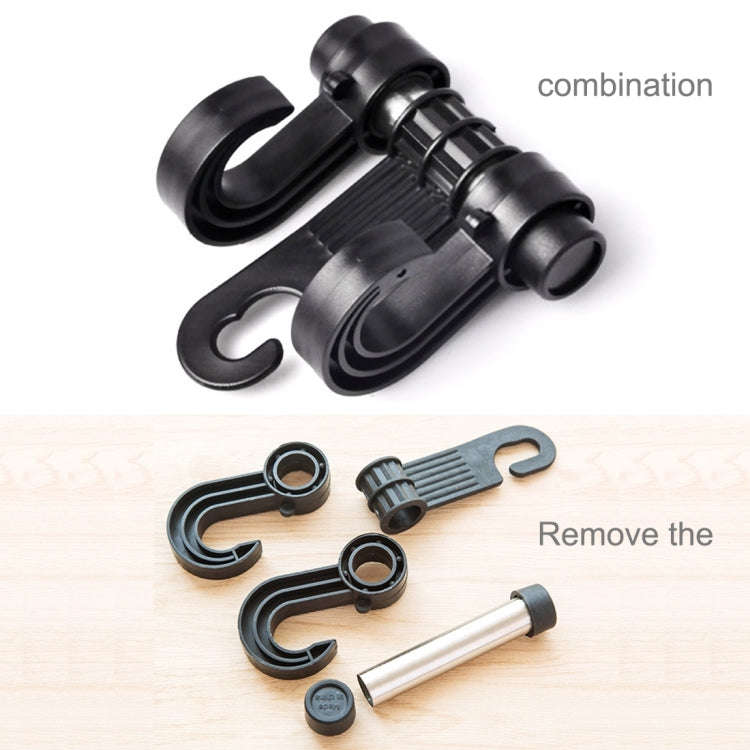 2pcs KANEED Car Vehicle Multi-functional Seat Headrest Bag Hanger Hook Holder Seat Headrest Hange...
