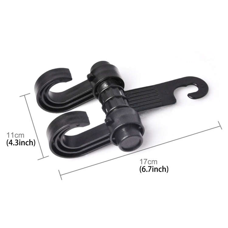 2pcs KANEED Car Vehicle Multi-functional Seat Headrest Bag Hanger Hook Holder Seat Headrest Hange...